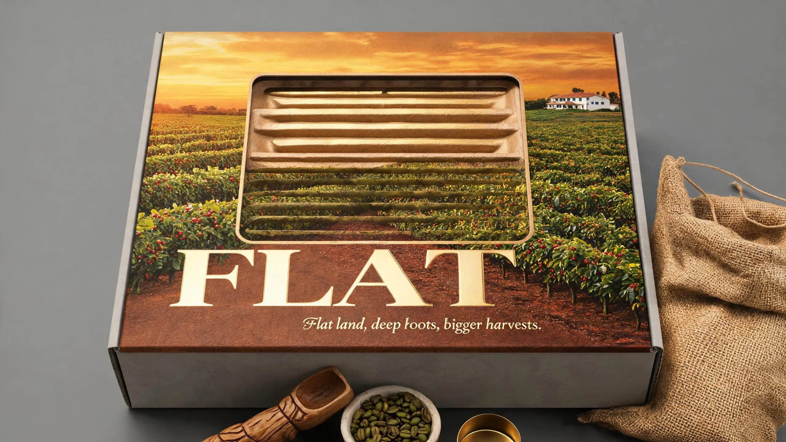 CERRADO · FLAT · Coffee Origin Packaging