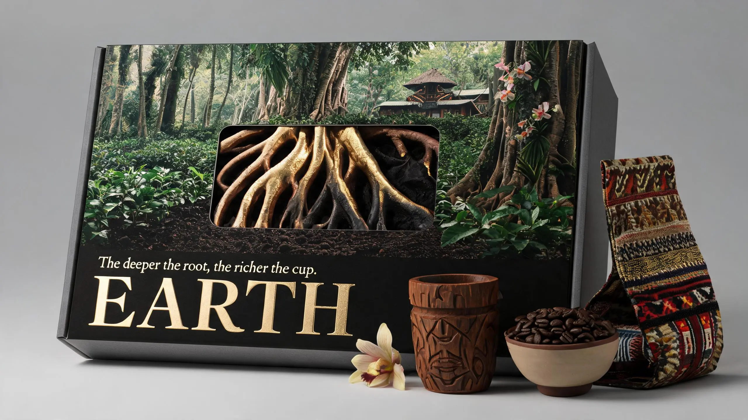 MANDHELING · EARTH · Coffee Origin Packaging