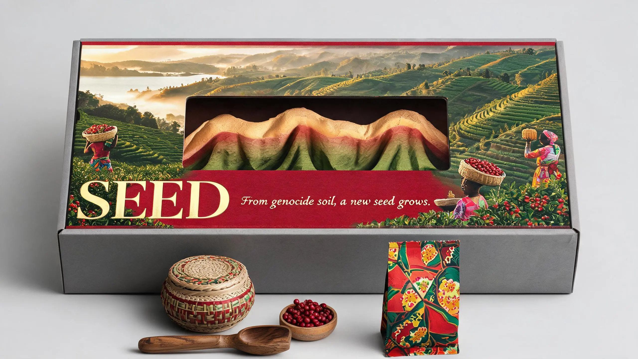 RWANDA · SEED · Coffee Origin Packaging