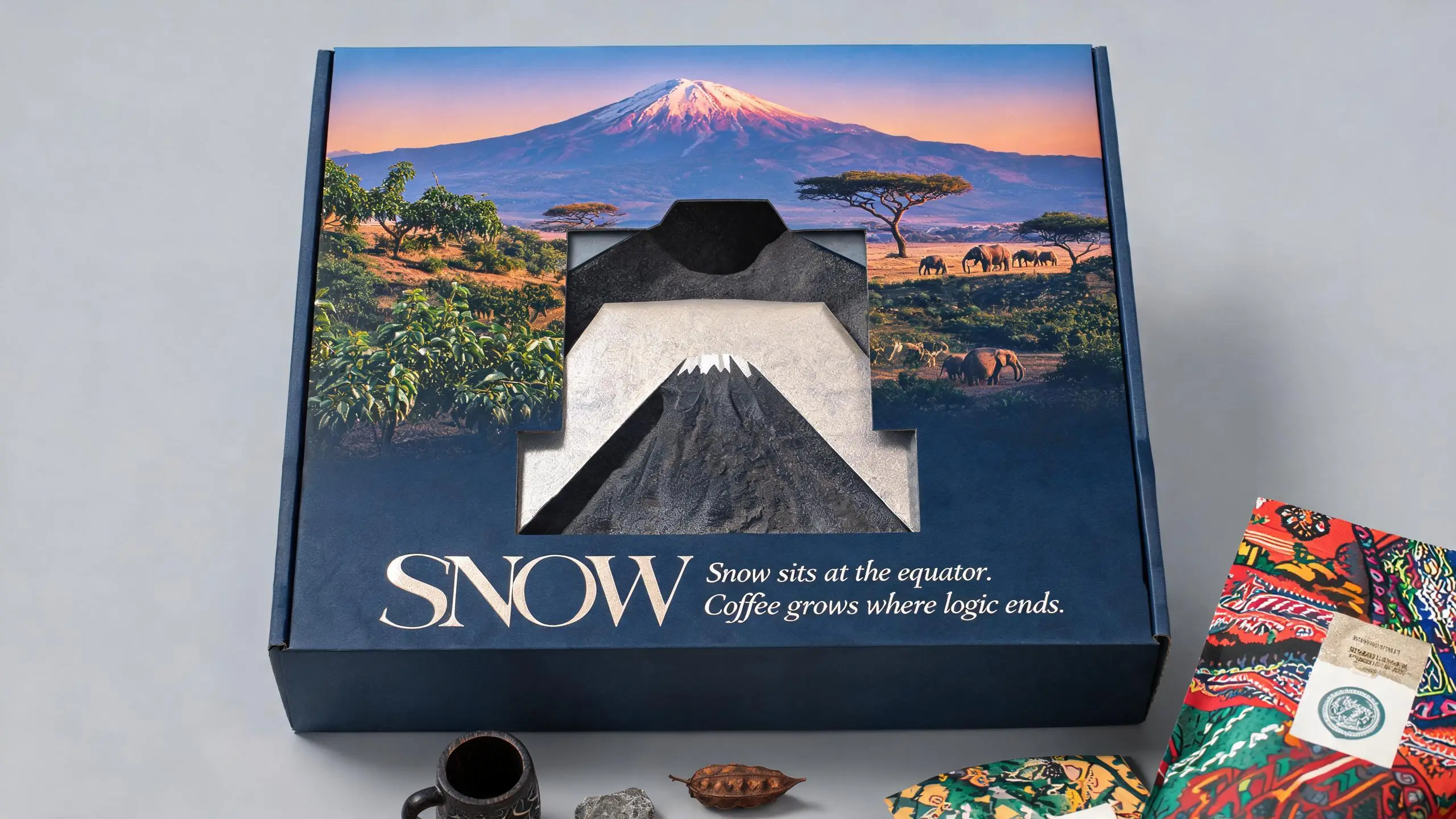 KILIMANJARO · SNOW · Coffee Origin Packaging