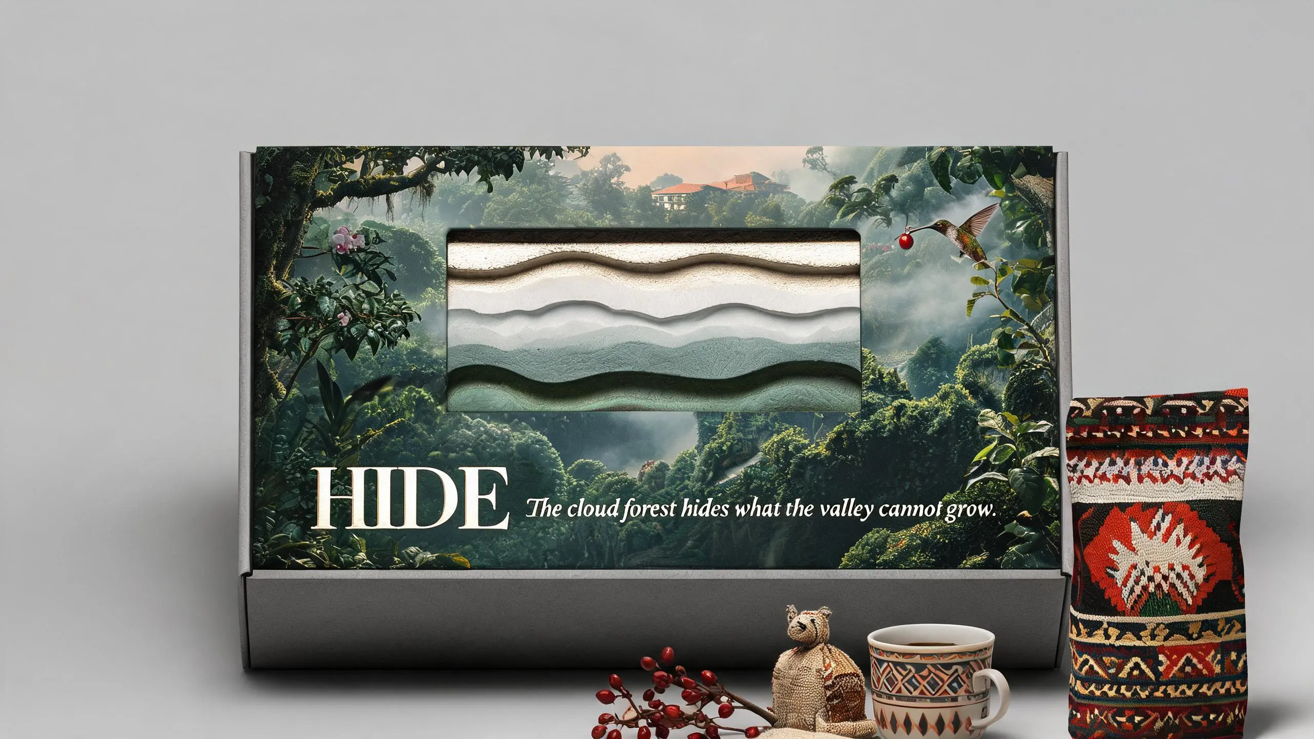 PERU · HIDE · Coffee Origin Packaging