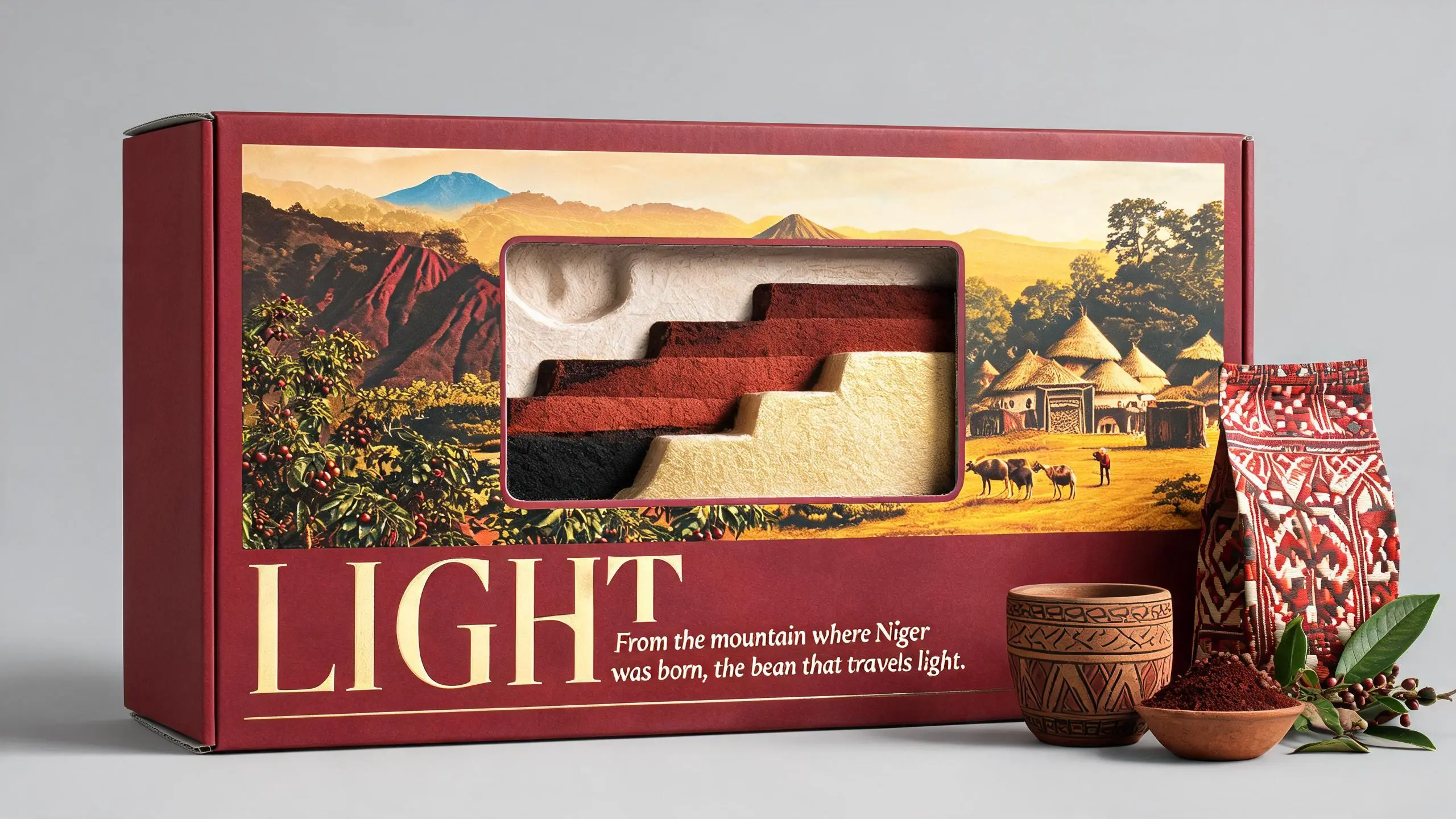 CAMEROON · LIGHT · Coffee Origin Packaging