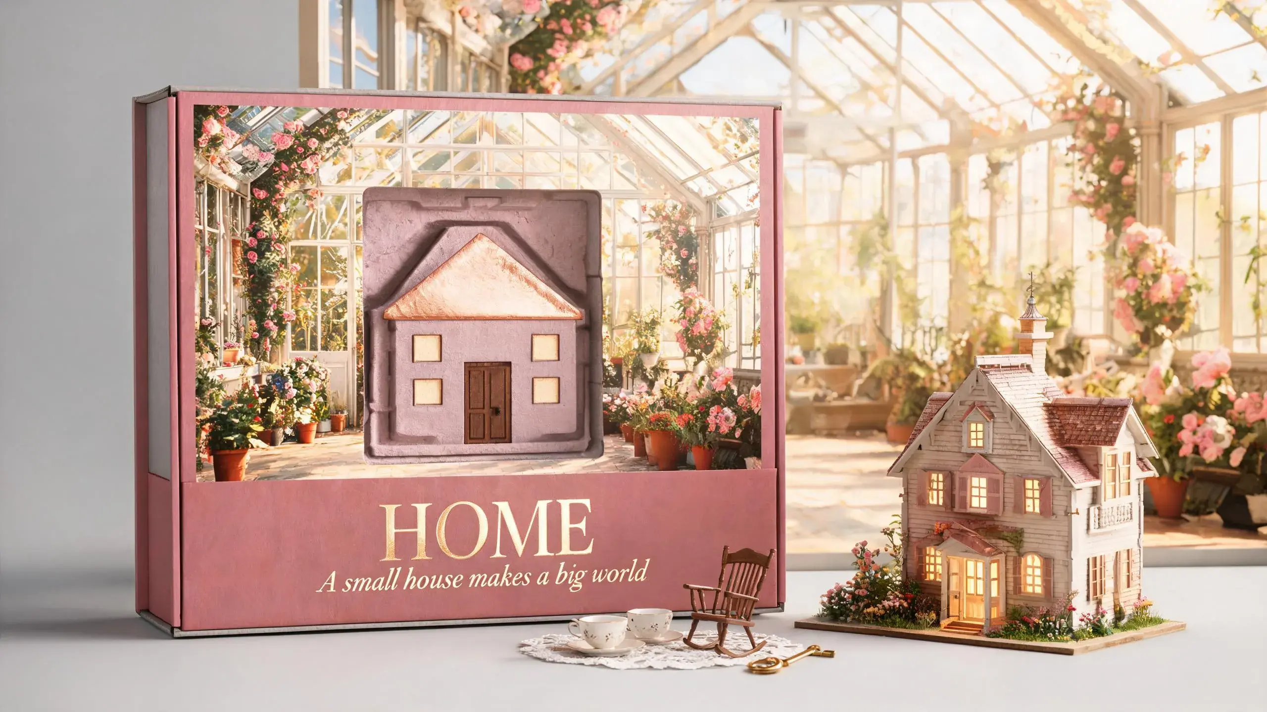 DOLLHOUSE · HOME · 纸塑浮雕玩具包装