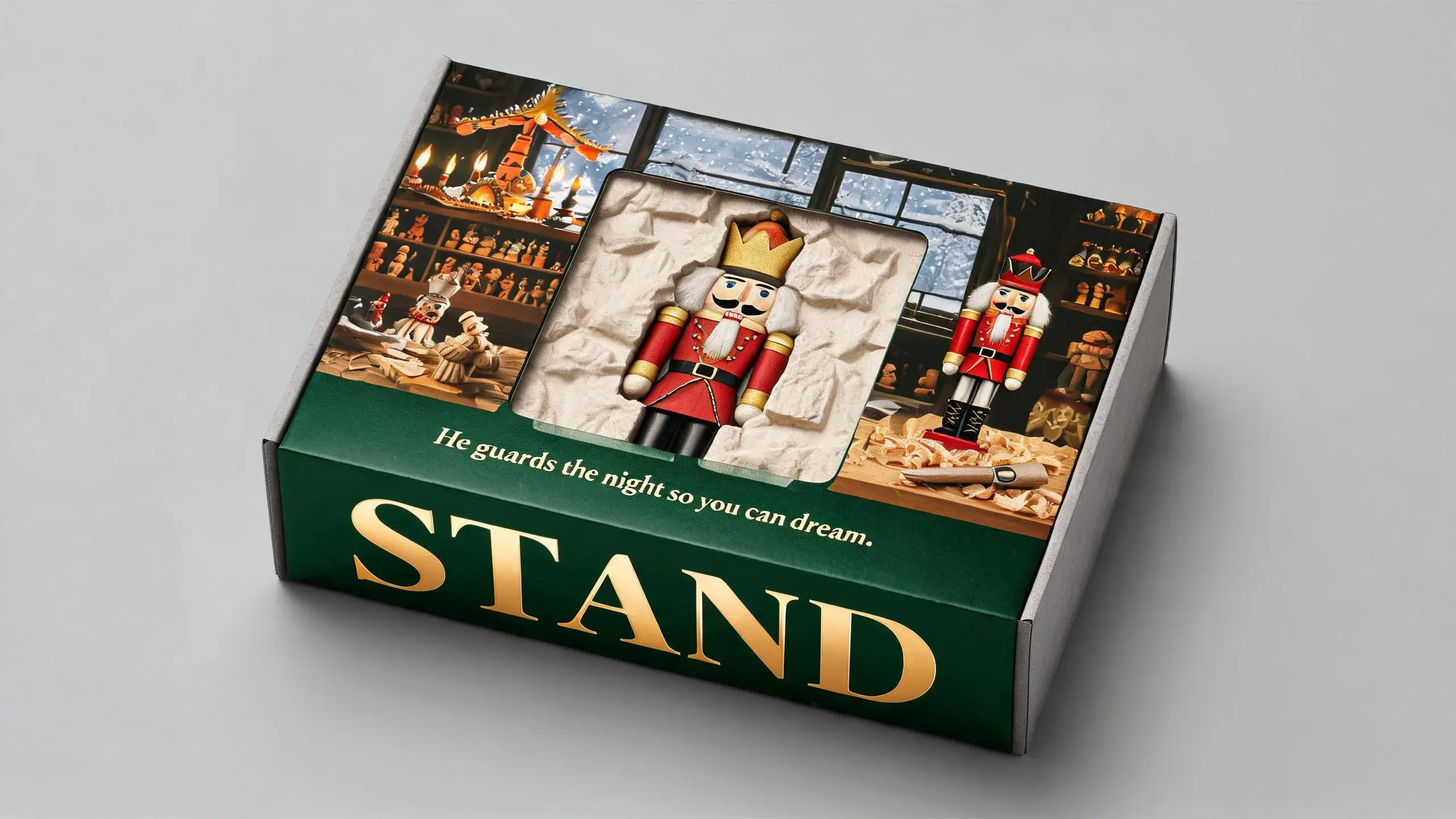 NUTCRACKER · STAND · 纸塑浮雕玩具包装