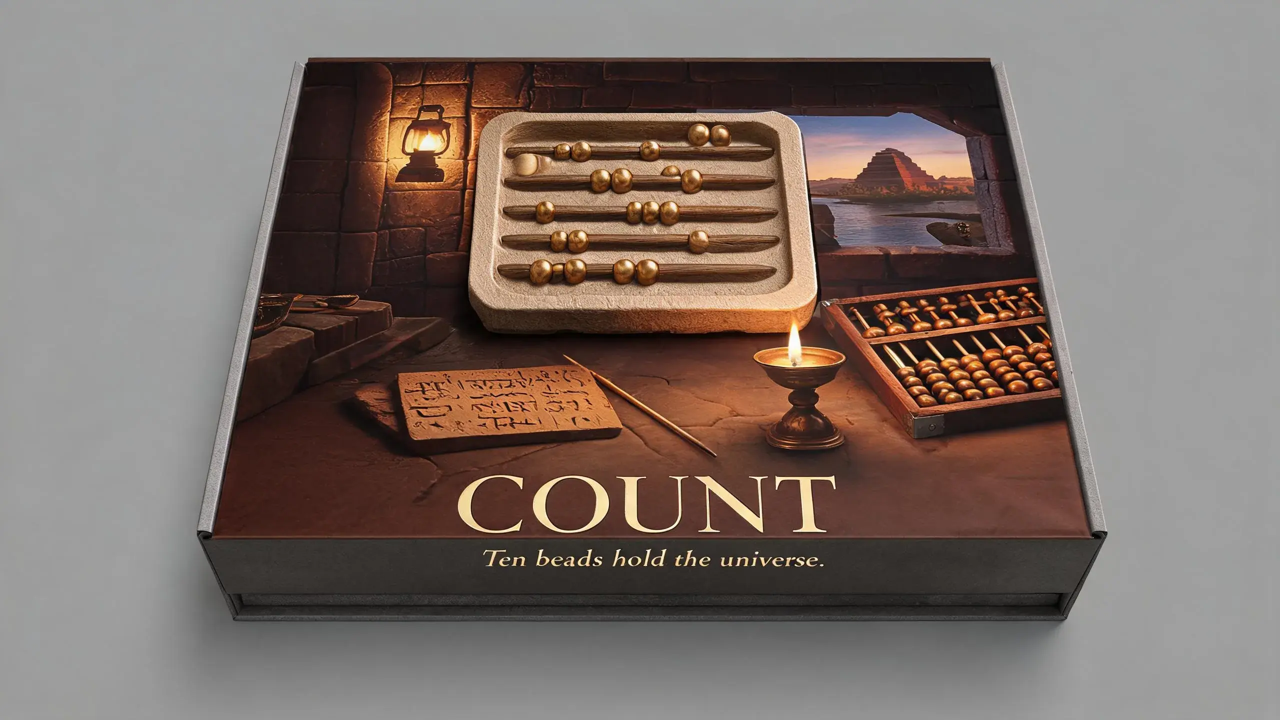 ABACUS · COUNT · 纸塑浮雕玩具包装